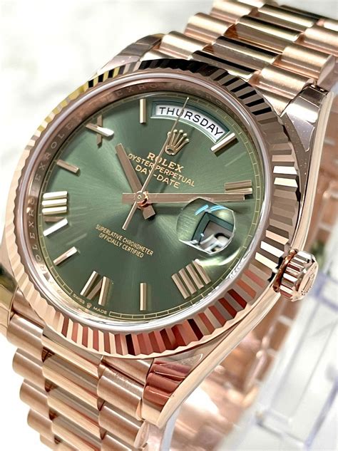 rolex date 40 rose gold|40 mm rolex date just.